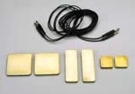 Brass Plates with wires
